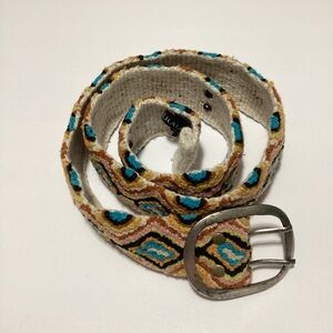 Jenny Krauss Embroidered Boho Wool Belt